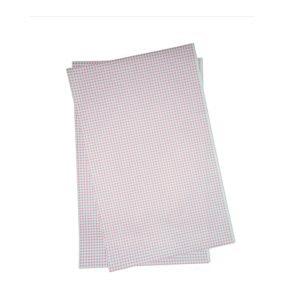 Papier duplex vichy rose 33x50 cm