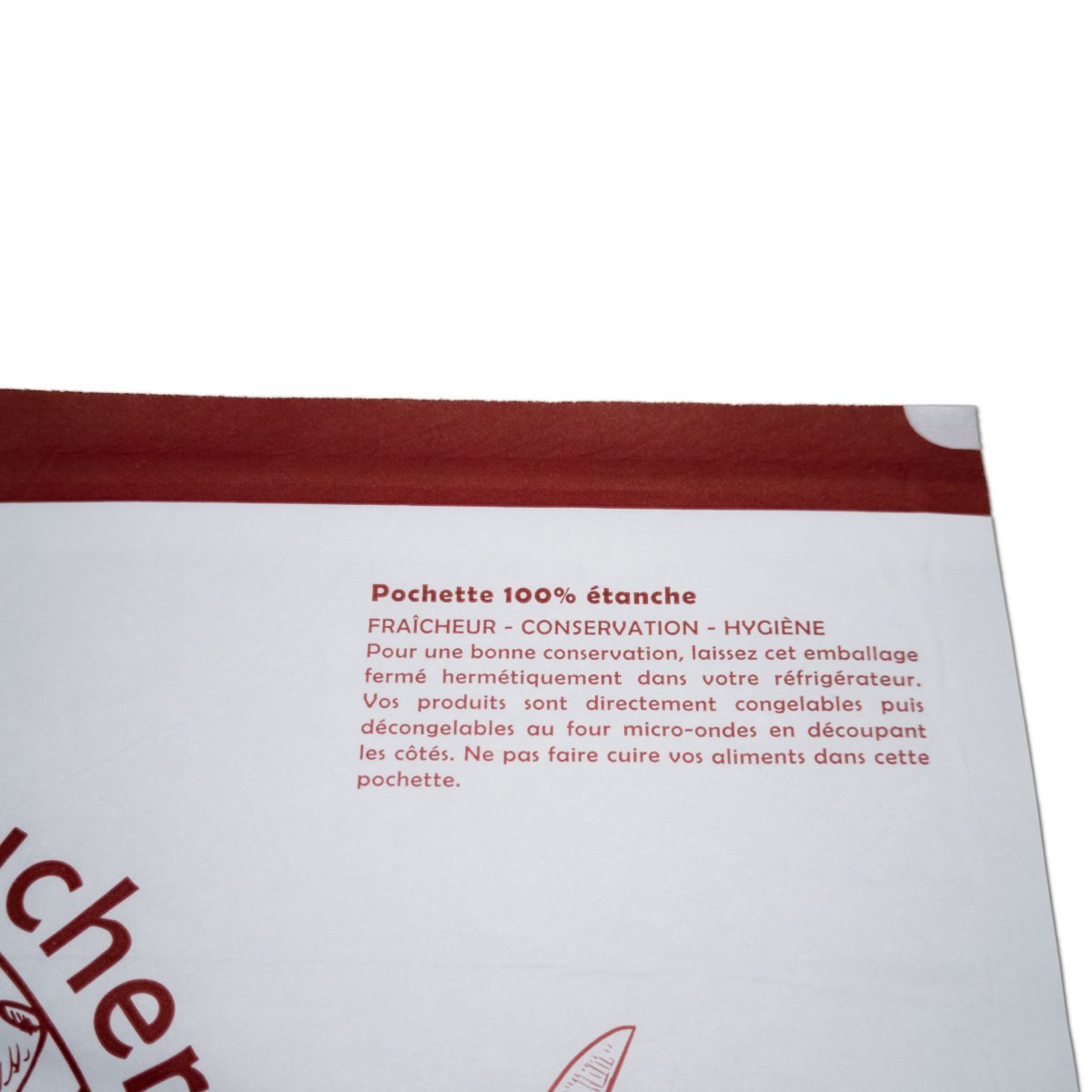 1000 pochettes adhésives boucherie 16x25 cm - Furodet Emballages