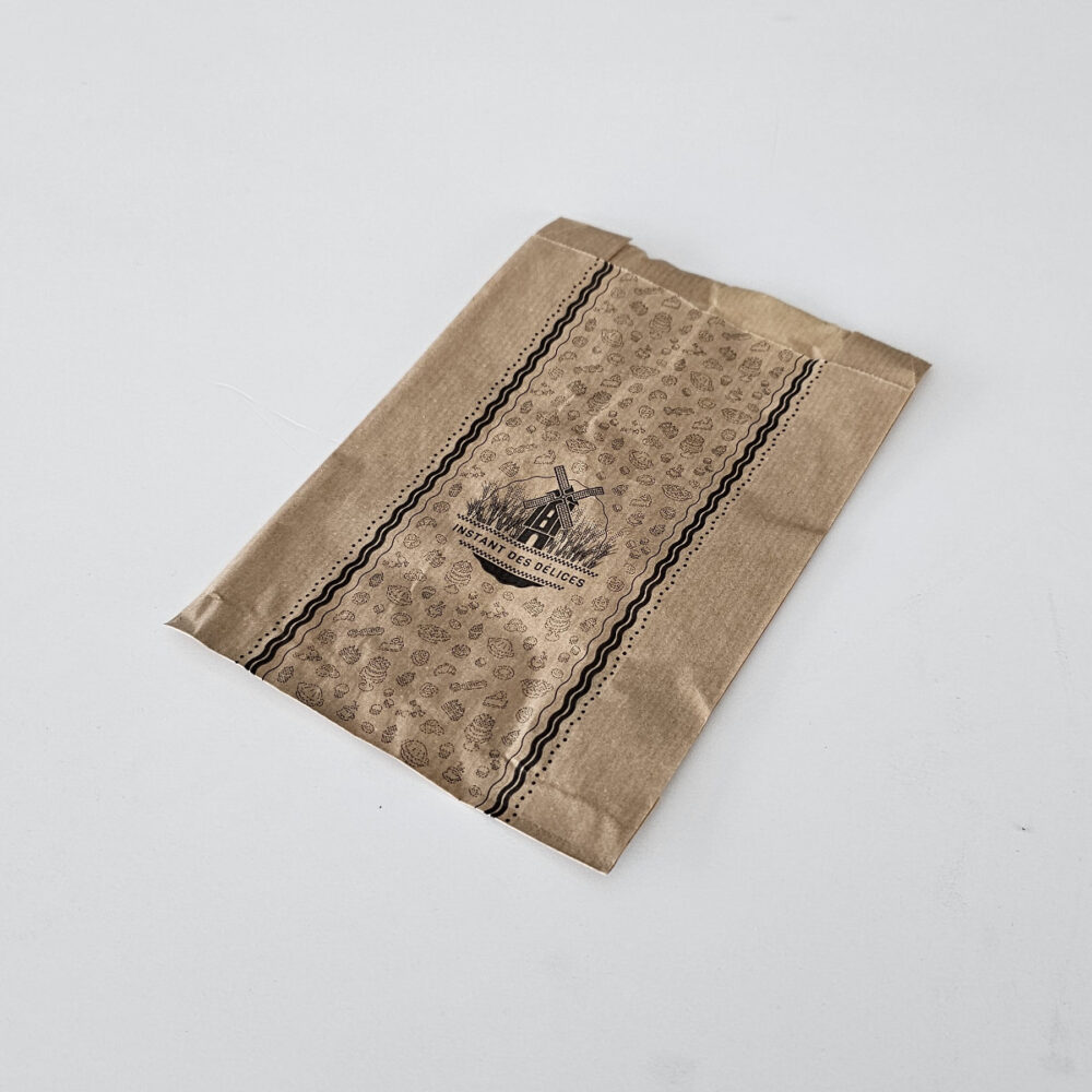 Braune Pâtisserie Bag mat Mouliin 103 Dréckerei