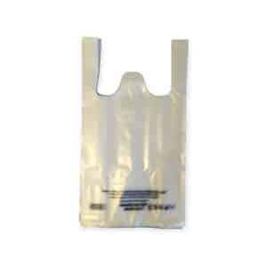 Transparent reusable shoulder bags 30+15x54 cm