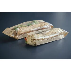 Breakable and resealable sandwich bag 10+4x40 cm