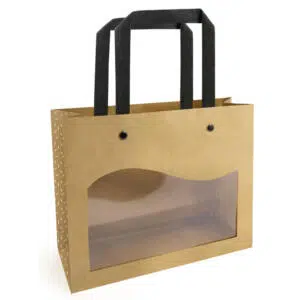 Paper bags with window Delicatessen 26+11x21.5 cm
