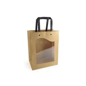 Paper bags with window Delicatessen 11+8x14 cm