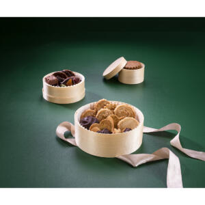 Wooden containers with lids, 3 sizes available