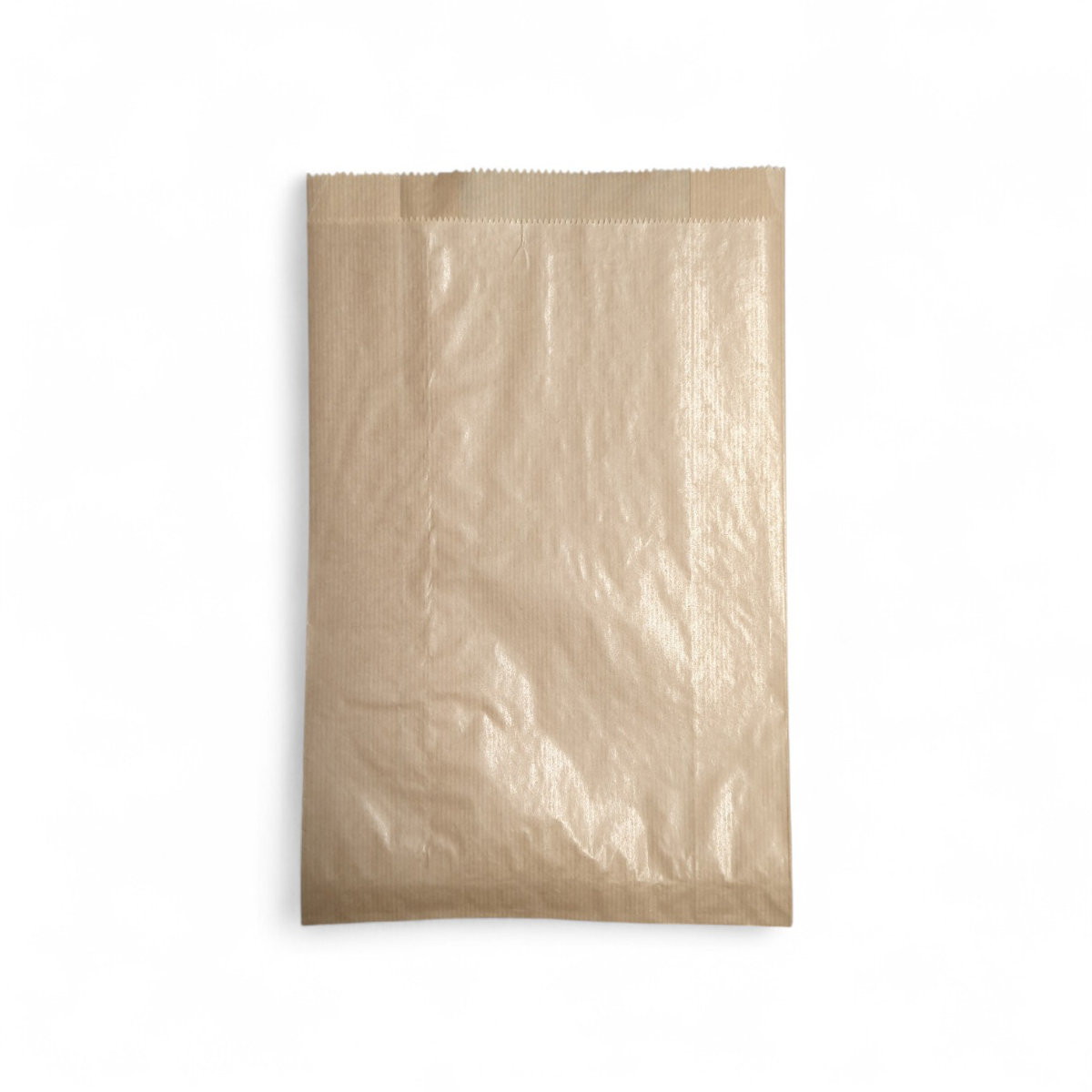 Untreated neutral kraft paper fruit and vegetable bag WS 22+9x34 cm