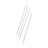 4-ply white cardboard straws, 19.6 cm long and 6 mm in diameter