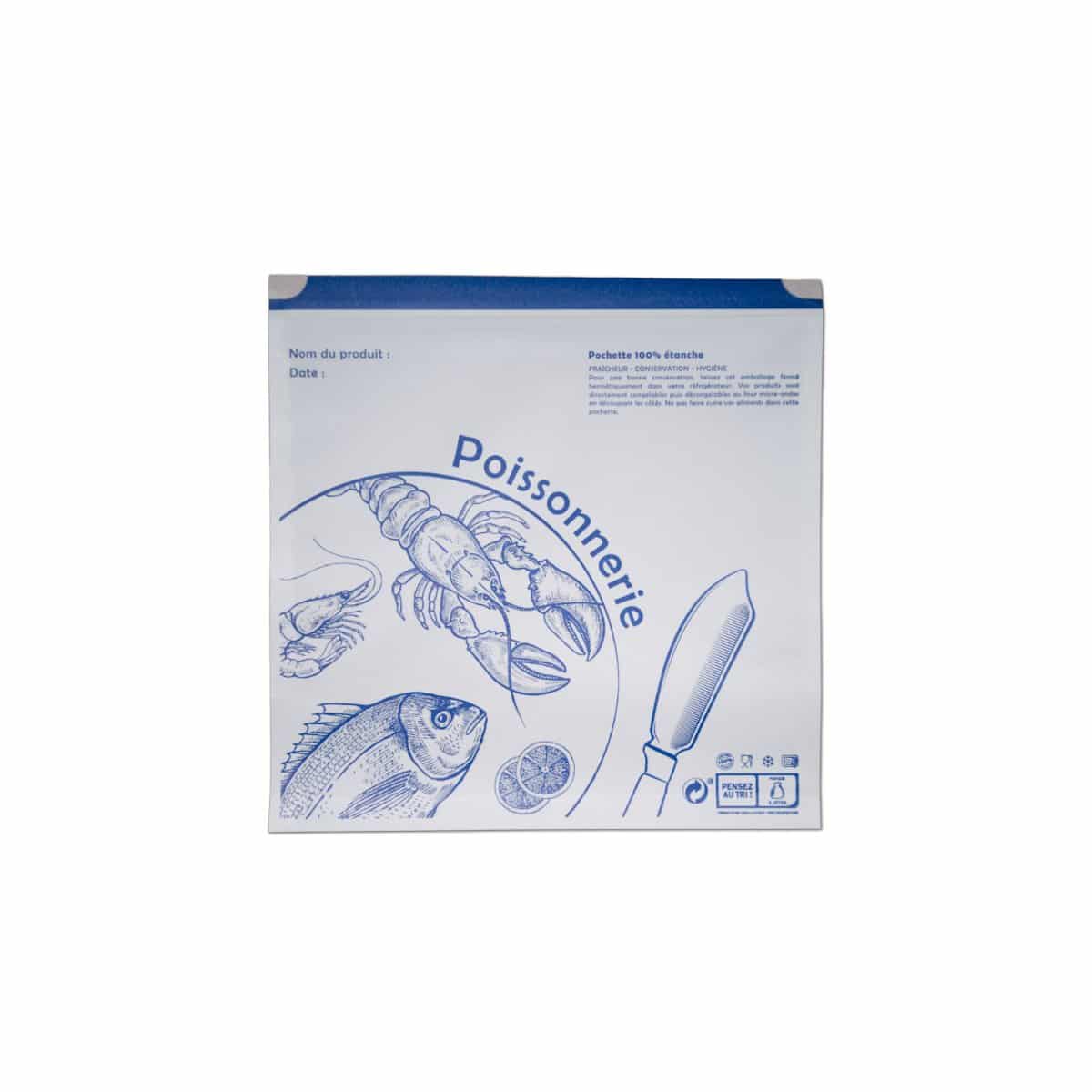 250 pochettes adhésives poissonnerie 28x66 cm - Furodet Emballages