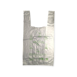 Biologicky rozložitelné tašky 24+14x45 cm průhledné