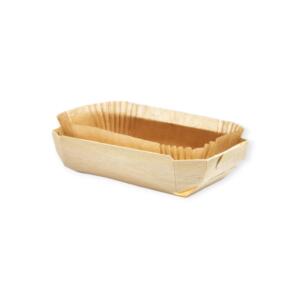 Wooden tray with baking paper BAB030CP