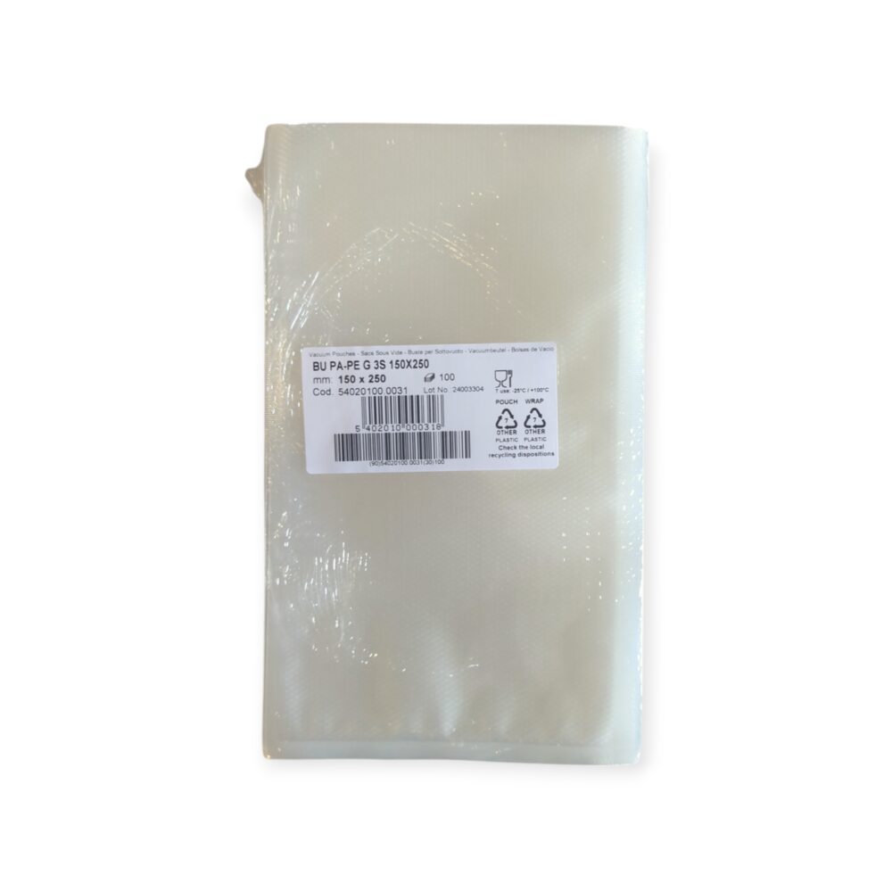 Combifresh 3S embossed vacuum bags 15x25 cm