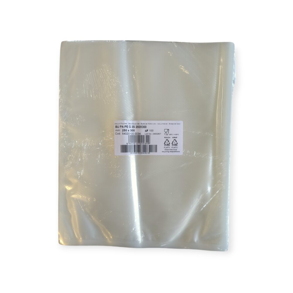 Combifresh 3S embossed vacuum bags 25x30 cm