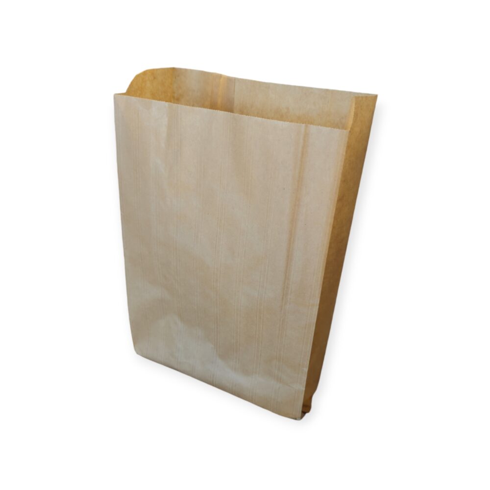 Alios kraft paper bag 3kg neutral 22+8x35 cm open