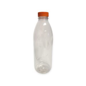 Bouteille en plastique 1 L avec bouchon prévissé