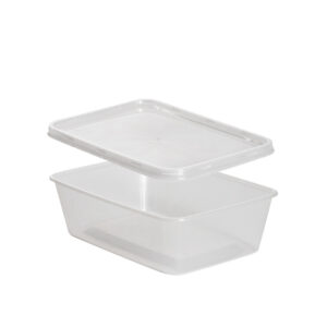 650 ml injected tray with lid