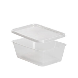 750 ml injected tray with lid