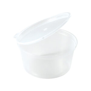 30 ml PP sauce pot with hinged lid