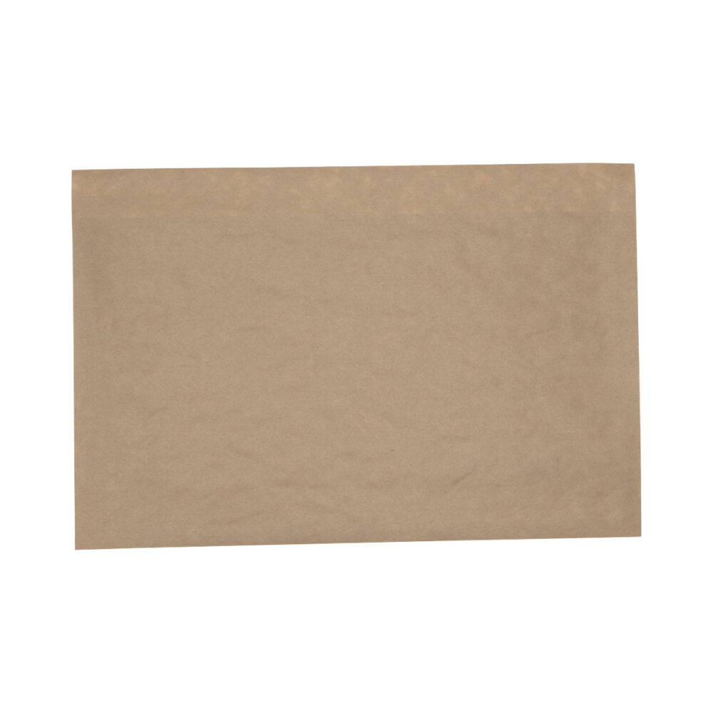 Kraft Brown Klebstoff Tasche 16x25 cm