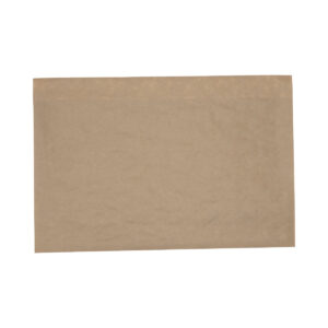 Kraft Brown Klebstoff Tasche 16x25 cm