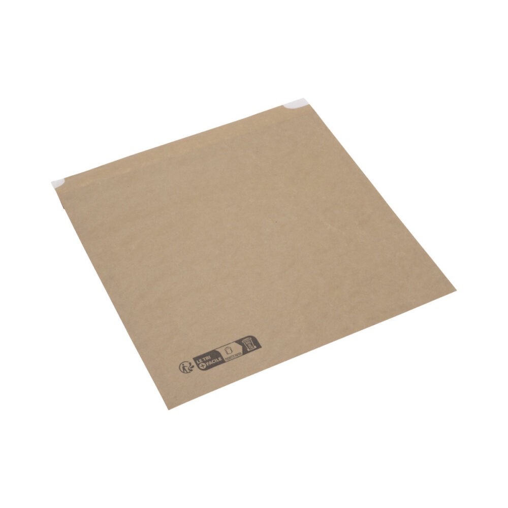 Braune Kraftkleber Tasche 25x25 cm