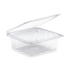 Barquette en plastique avec couvercle à tenant Optipack 2000g