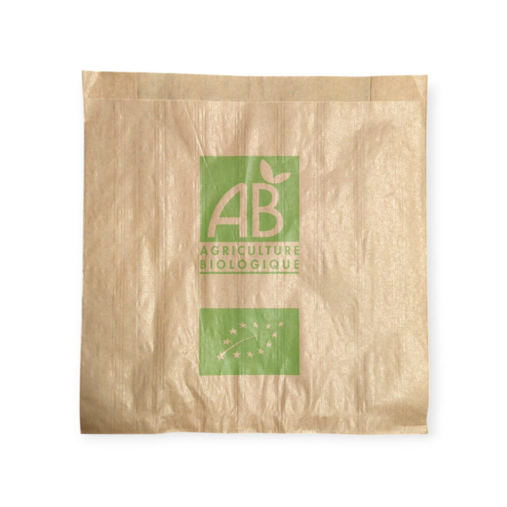 Premium brown kraft bags AB 2kg 24+7.5x26 cm by 500