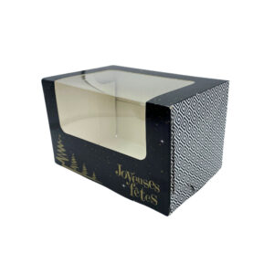 Elegante Holzkiste 180x110x110 mm - Furodet Emballages