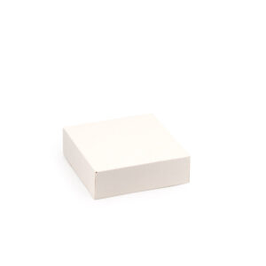 White pastry box 16x16x5 cm - Furodet Emballages