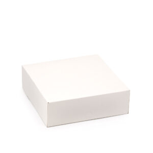 White pastry box 25x25x8 cm - Furodet Emballages